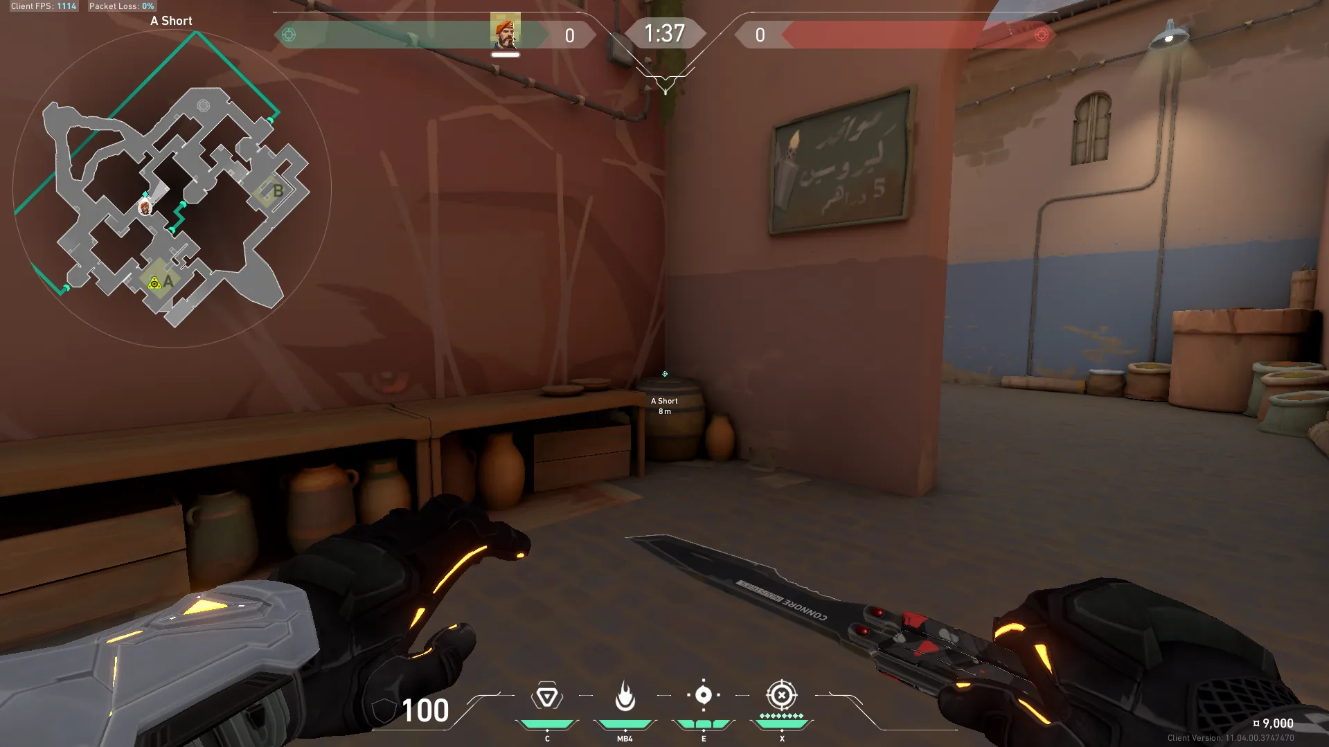 Brimstone Incendiary on Bind Attack Site A — step 1 of 3: Position — where to stand