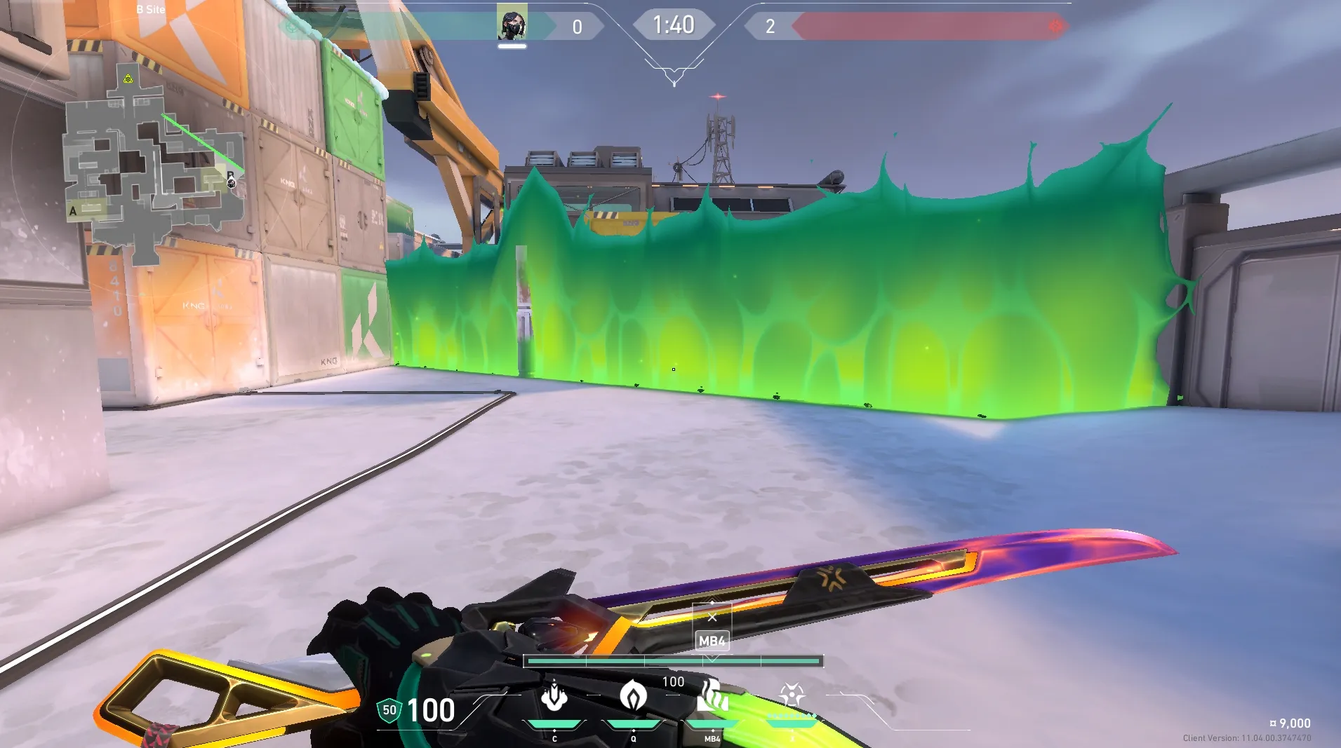 Viper Toxic Screen on Icebox Defense Site B — step 6 of 6: Result