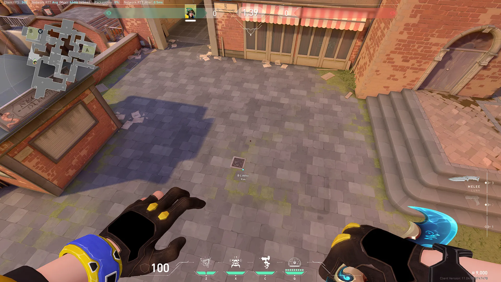 Killjoy Nanoswarm on Ascent Attack Site B — step 1 of 4: Position — where to stand