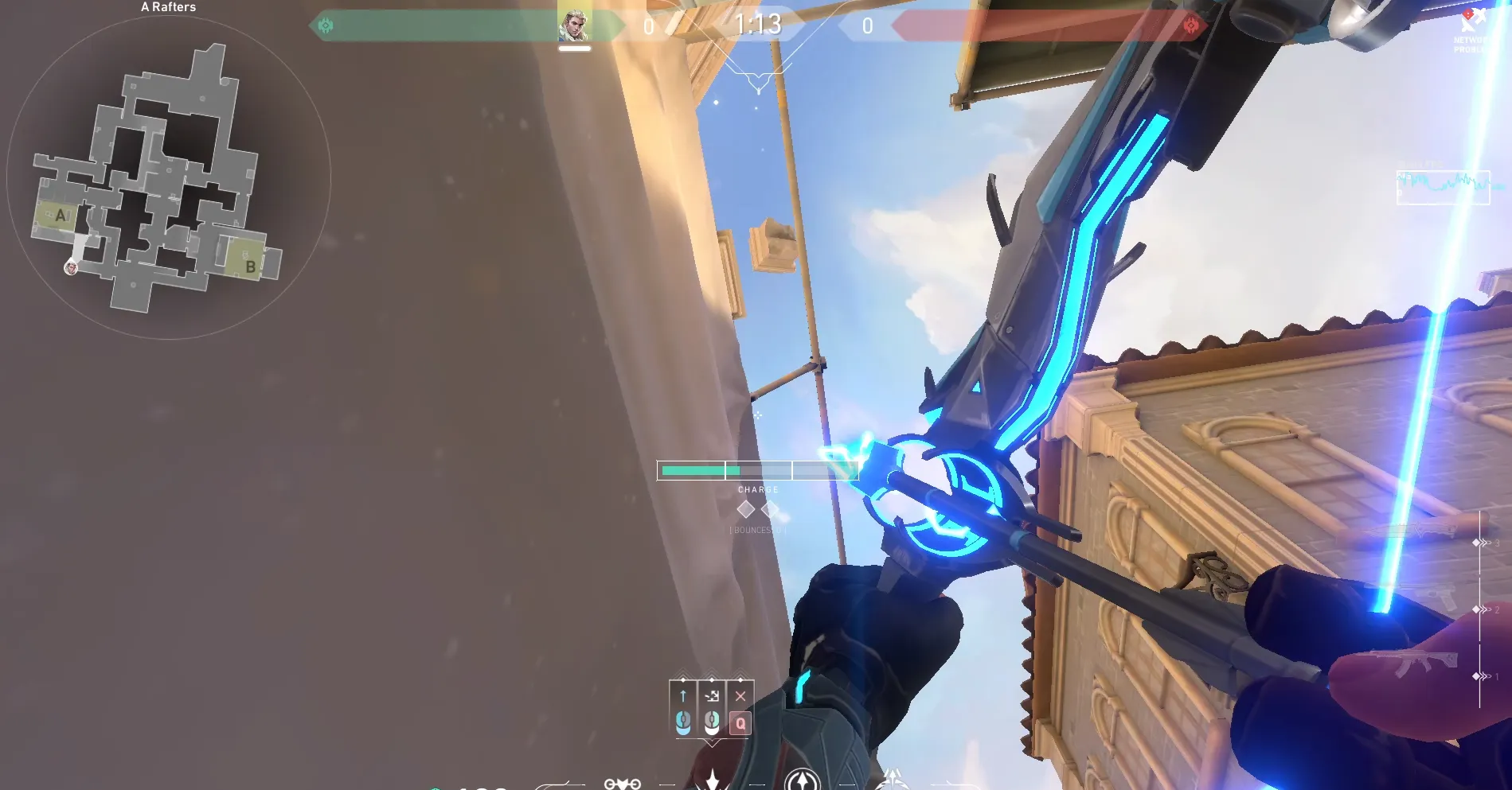 Sova Shock Bolt on Ascent Defense Site A — step 1 of 3: Position — where to stand