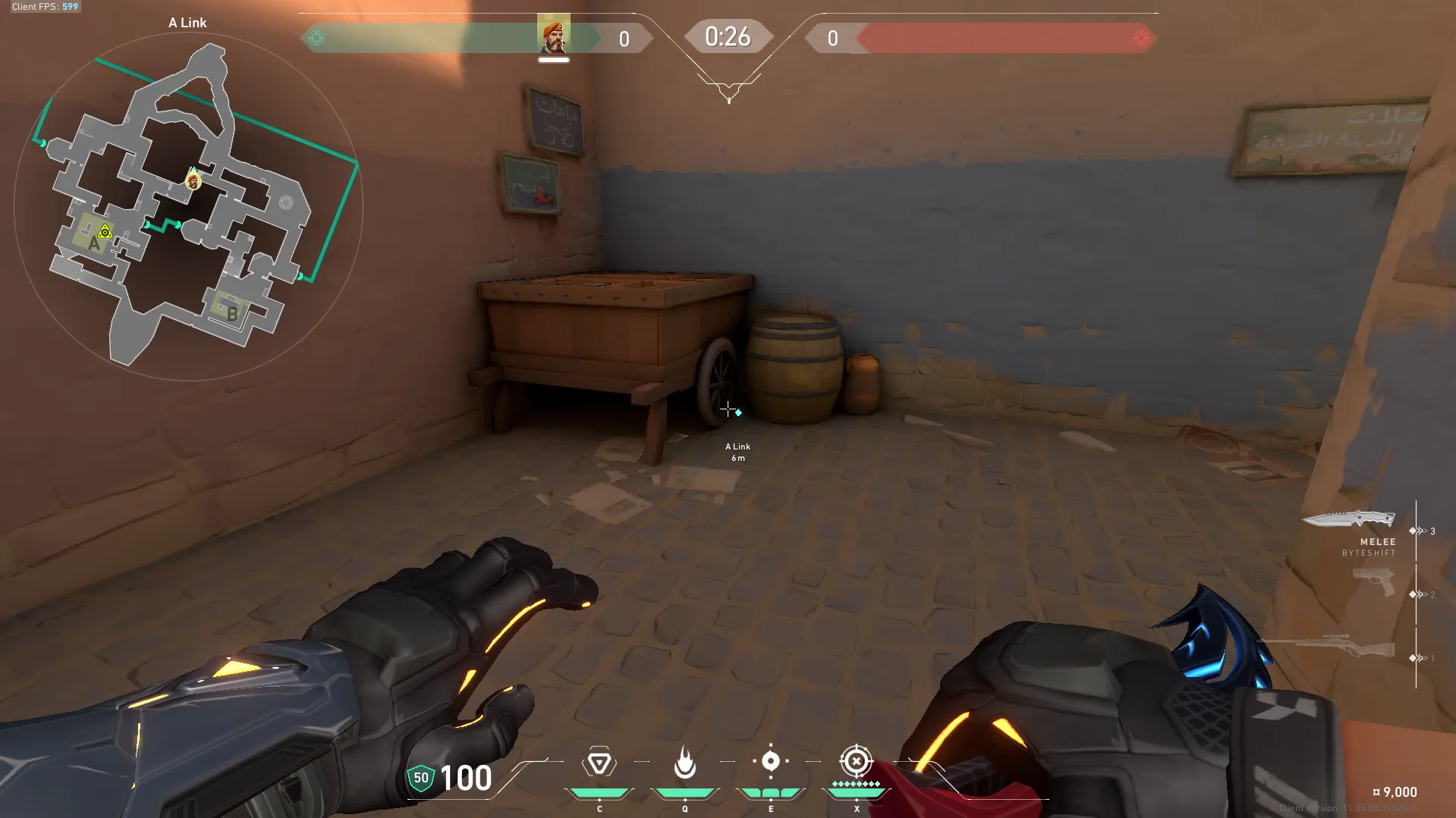 A Link to A Boxes Stall Defuse — Brimstone lineup on Bind