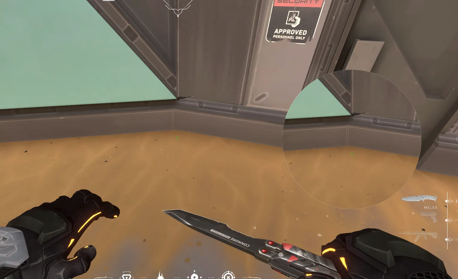 Brimstone Incendiary on Fracture Attack Site A — step 1 of 3: Position — where to stand