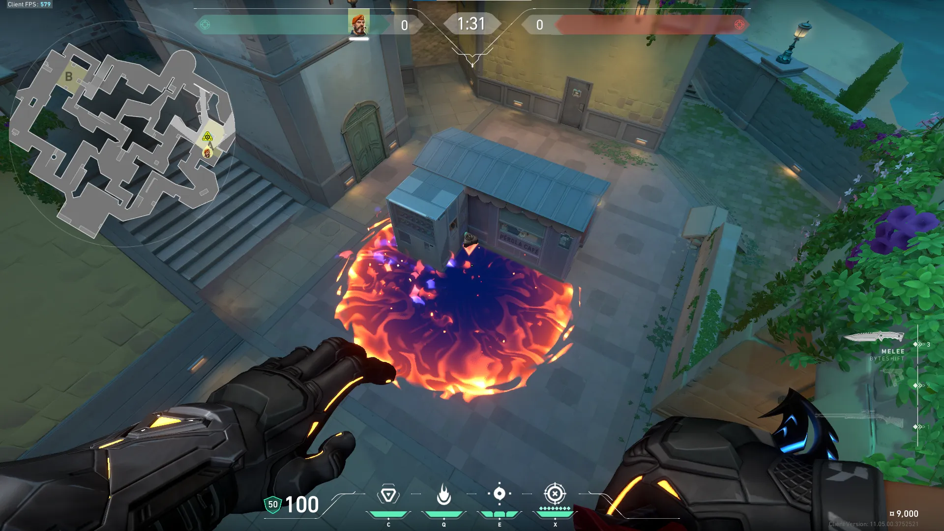 Brimstone Incendiary on Pearl Attack Site A — step 3 of 3: Result