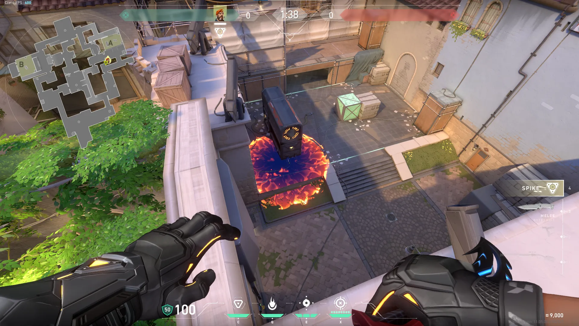 Brimstone Incendiary on Ascent Attack Site A — step 3 of 3: Result