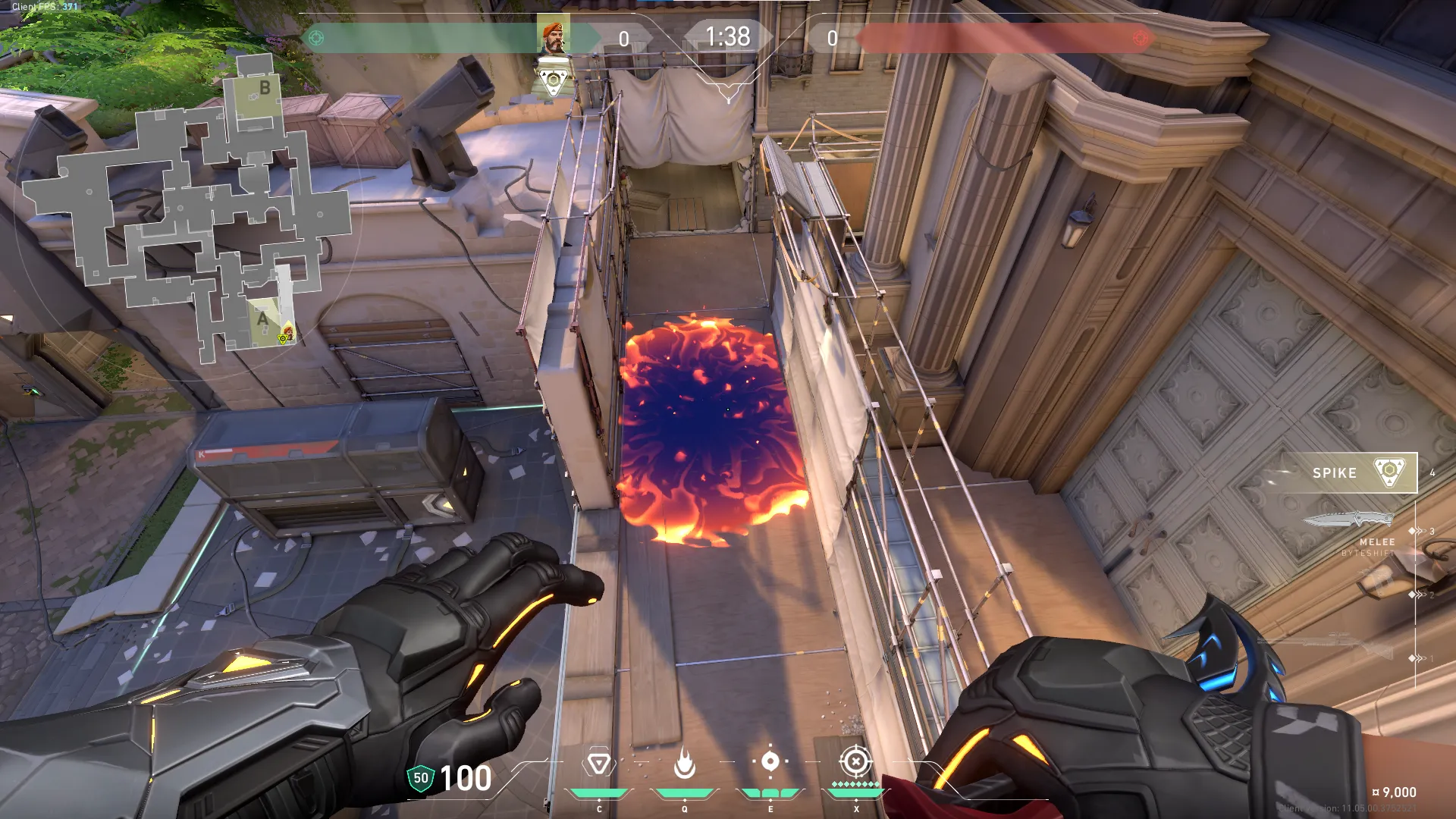 Brimstone Incendiary on Ascent Attack Site A — step 3 of 3: Result
