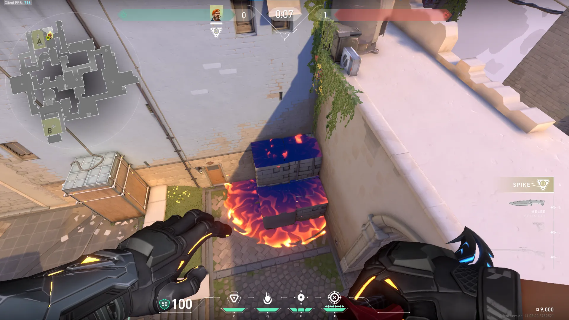 Brimstone Incendiary on Ascent Attack Site A — step 3 of 3: Result