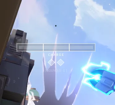 Sova Shock Bolt on Ascent Attack Site A — step 5 of 6: Aim — line up the shot