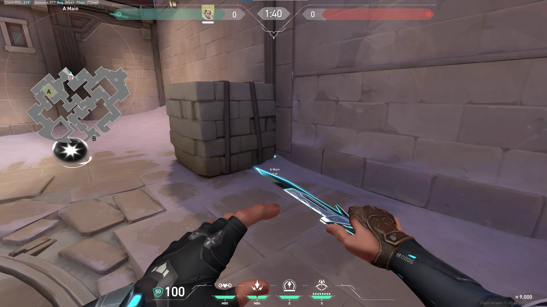 Sova Recon Bolt on Corrode Attack Site B — step 1 of 4: Position — where to stand