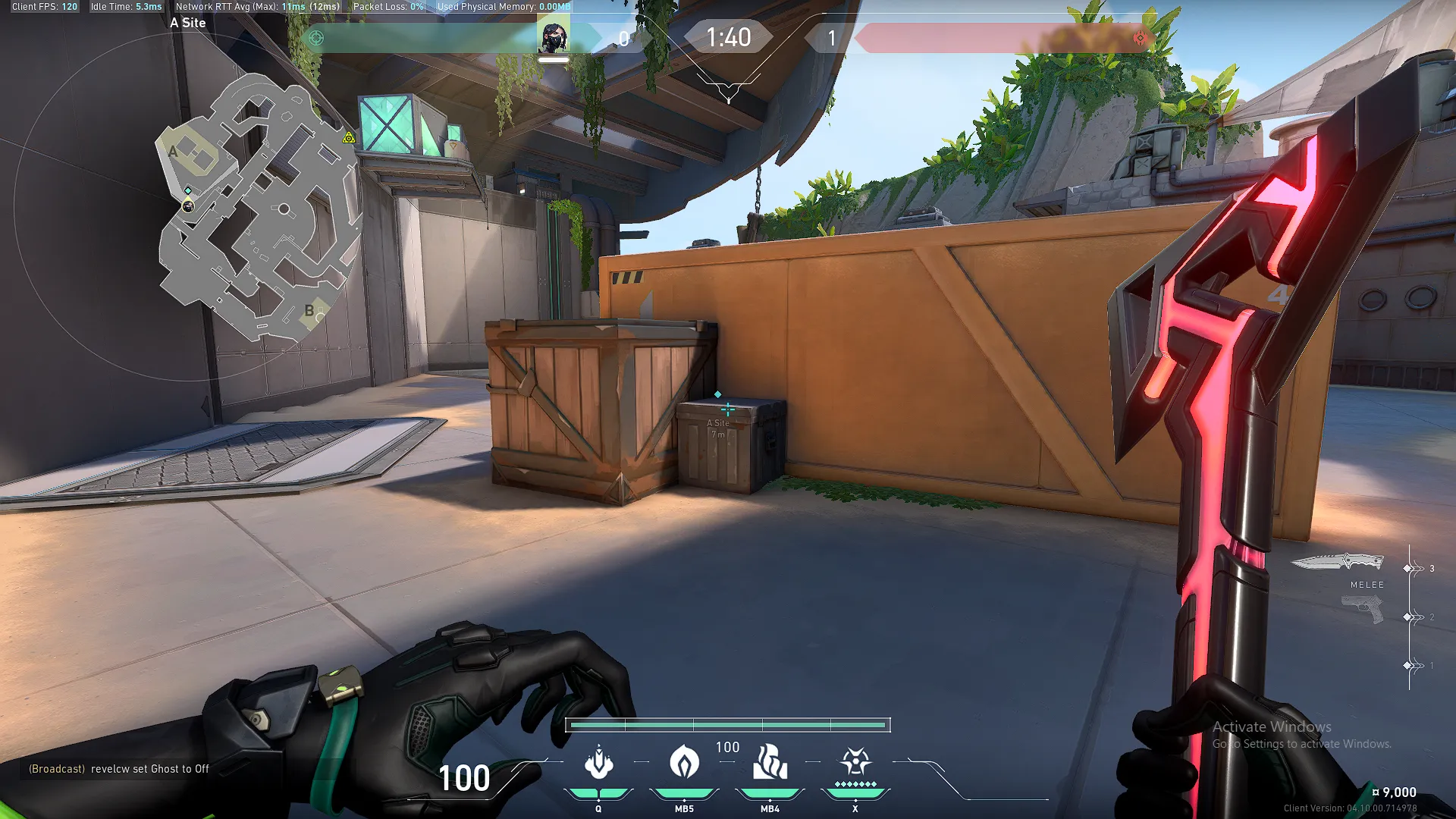 Viper Snake Bite on Breeze Defense Site A — step 1 of 3: Position — where to stand