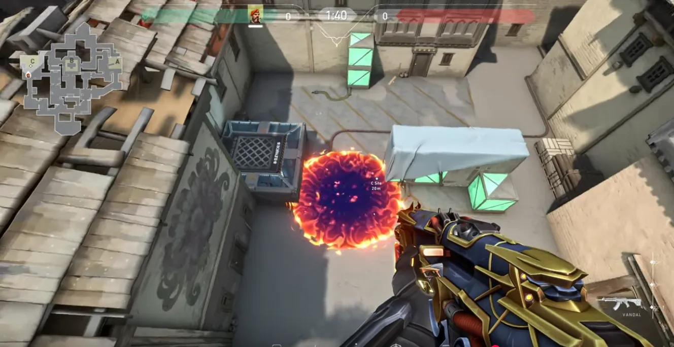 Brimstone Incendiary on Haven Attack Site C — step 3 of 3: Result