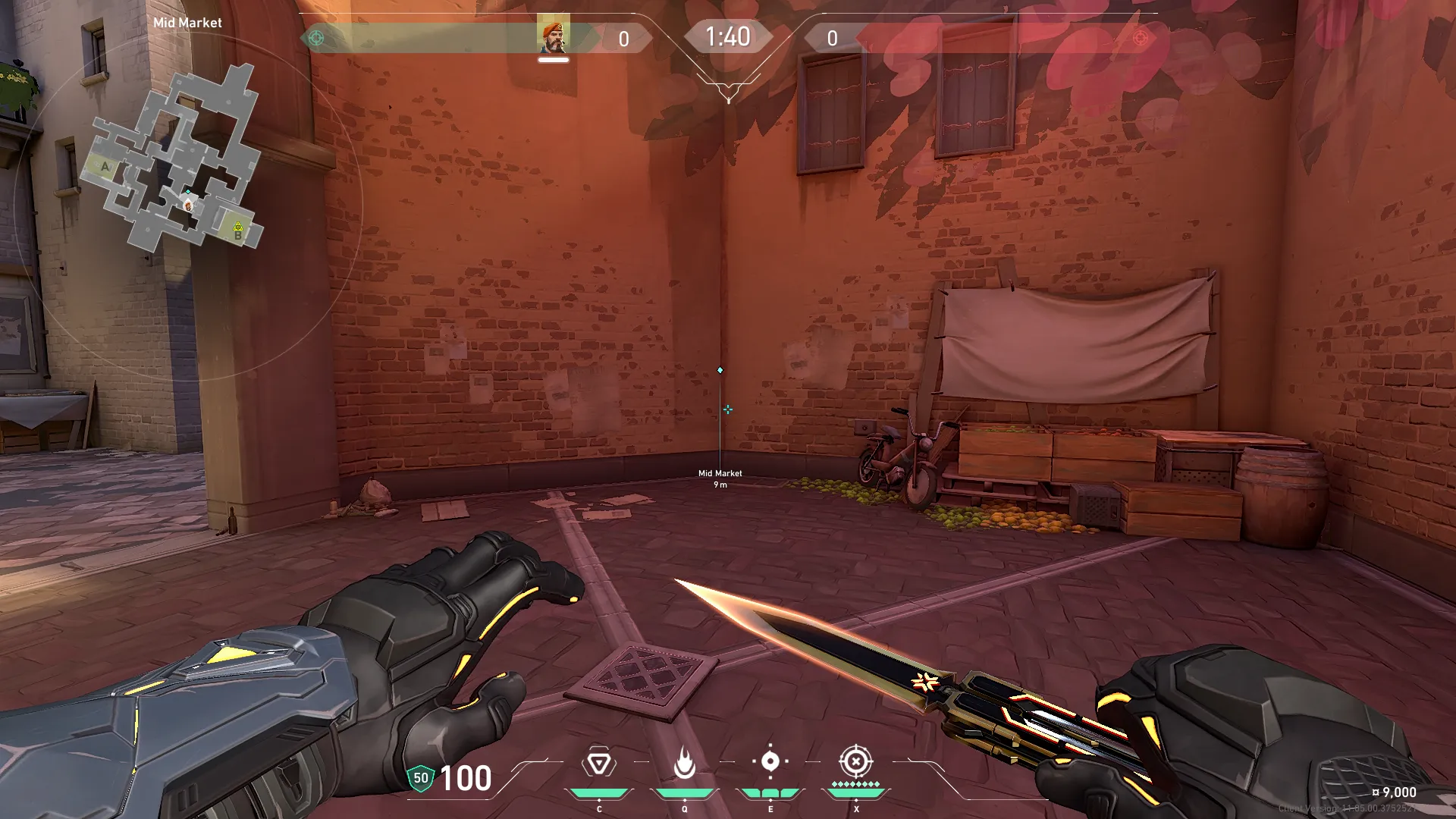 Brimstone Incendiary on Ascent Attack Site B — step 1 of 3: Position — where to stand