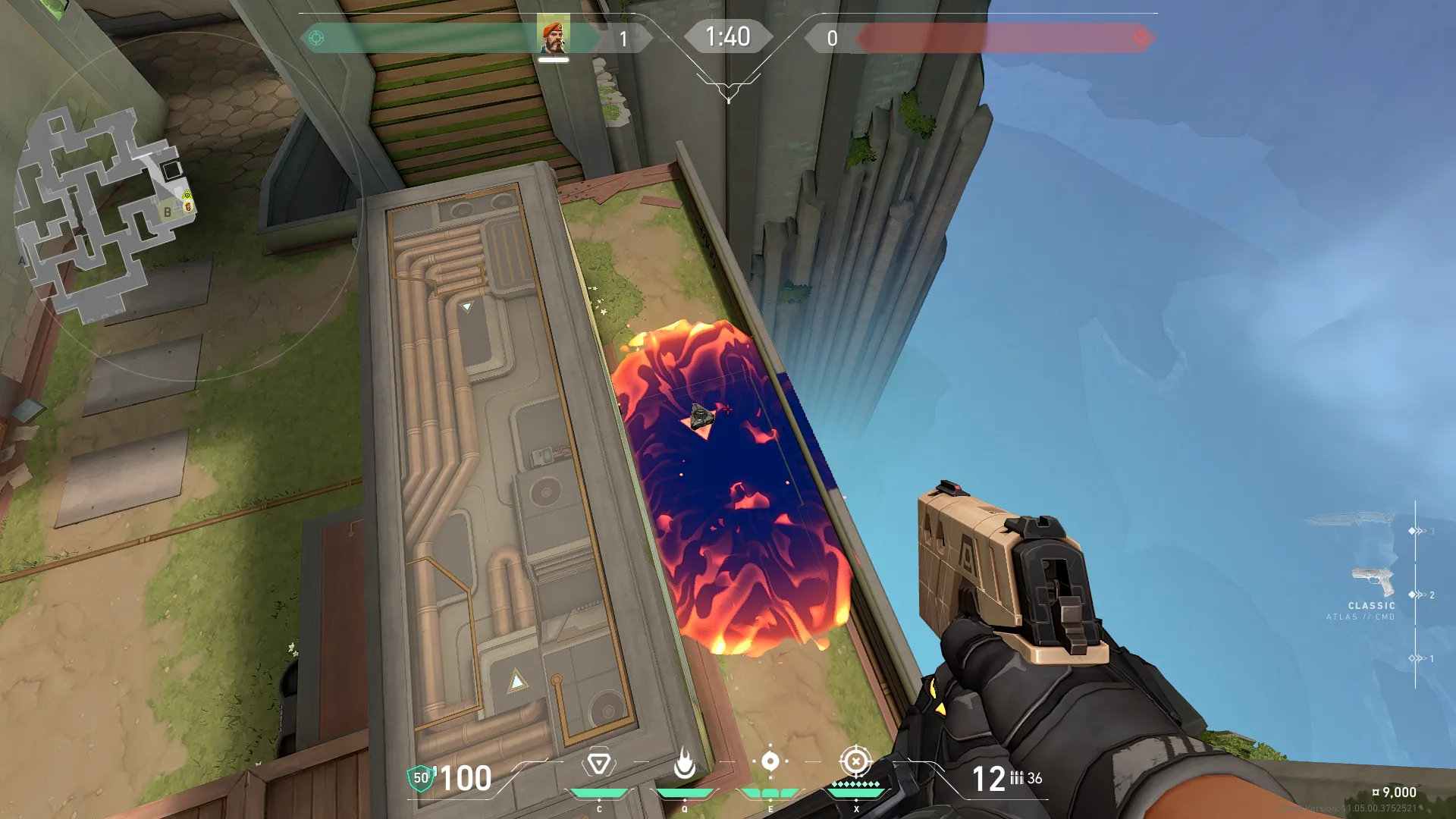 Brimstone Incendiary on Abyss Attack Site B — step 3 of 3: Result