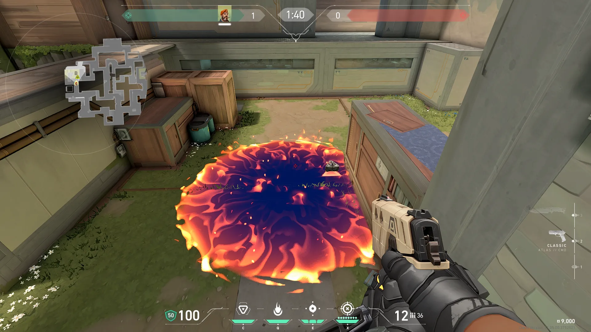 Brimstone Incendiary on Abyss Attack Site B — step 3 of 3: Result