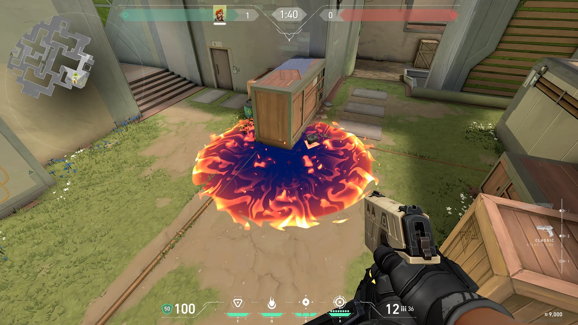 Brimstone Incendiary on Abyss Attack Site B — step 3 of 3: Result