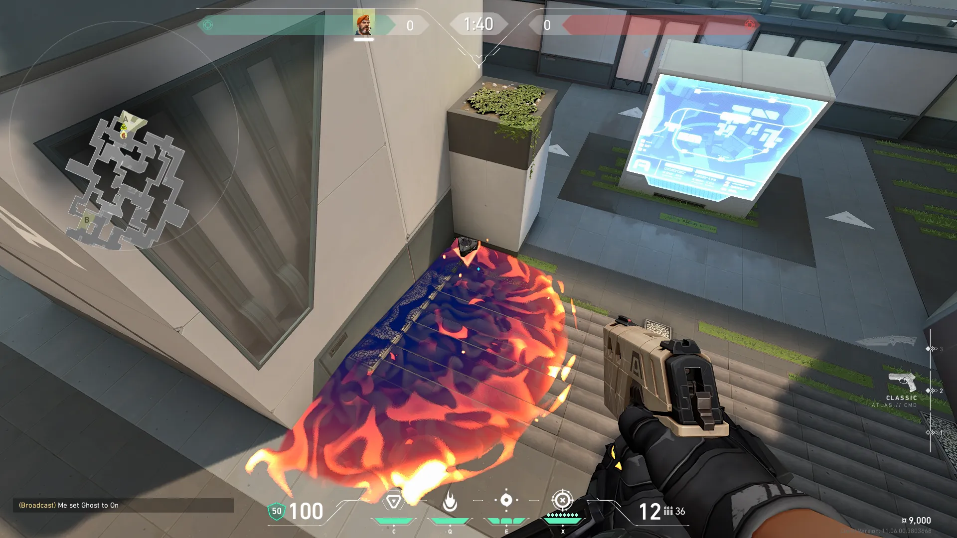 Brimstone Incendiary on Split Defense Site A — step 3 of 3: Result