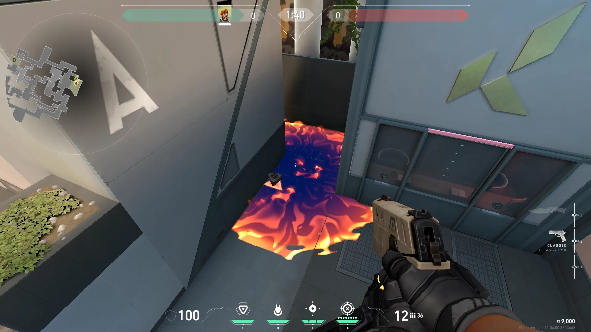 Brimstone Incendiary on Split Attack Site A — step 3 of 3: Result