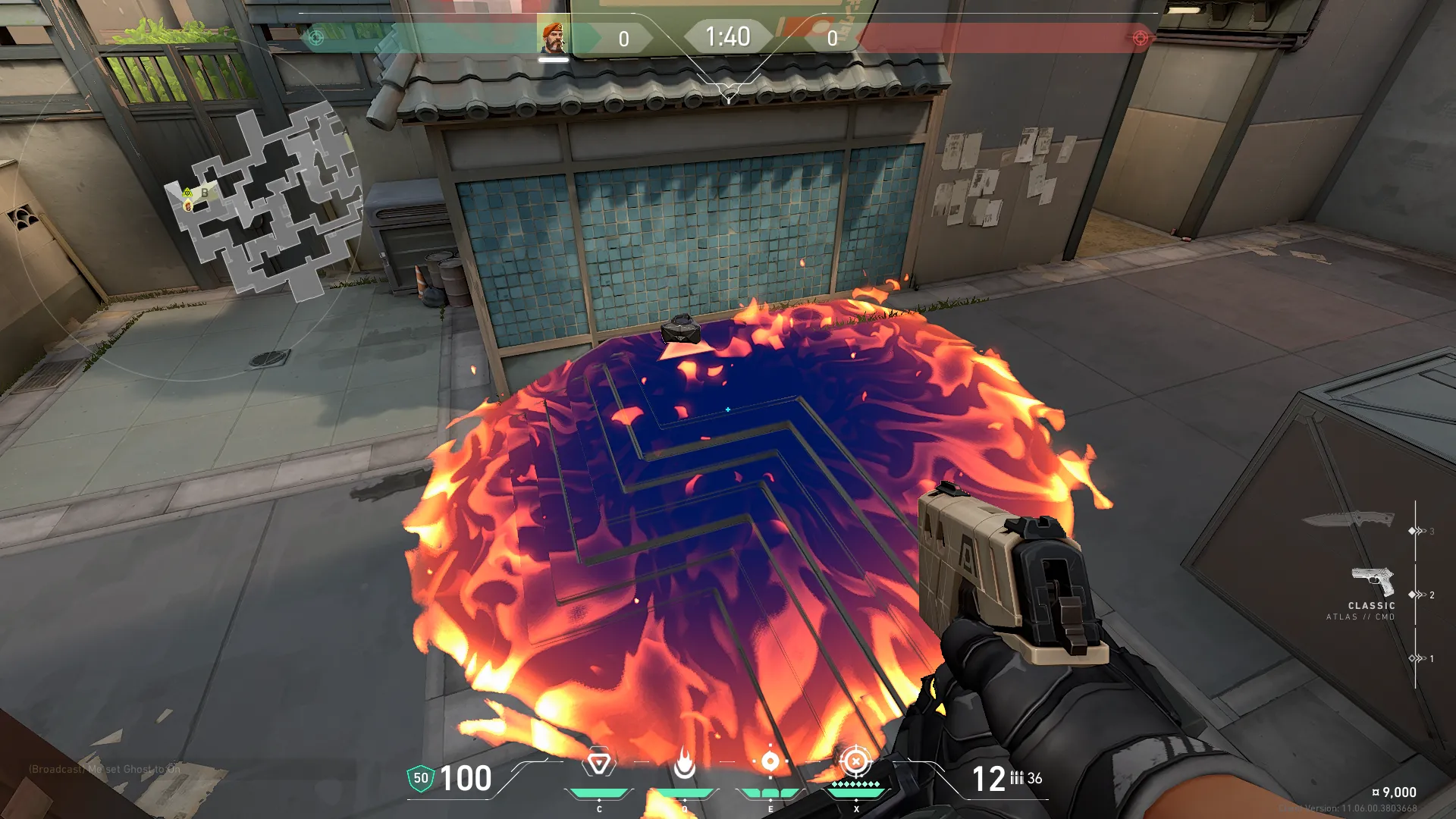 Brimstone Incendiary on Split Defense Site B — step 3 of 3: Result