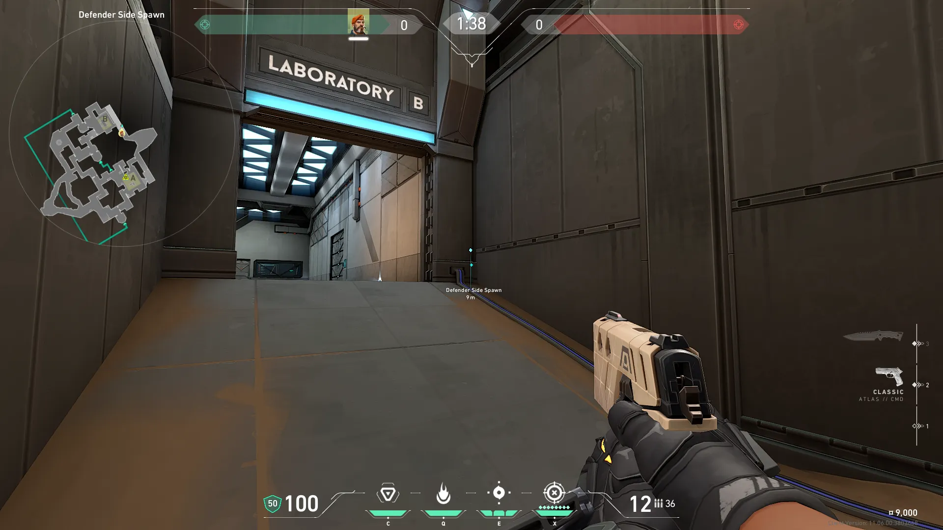 Brimstone Incendiary on Bind Attack Site A — step 1 of 3: Position — where to stand