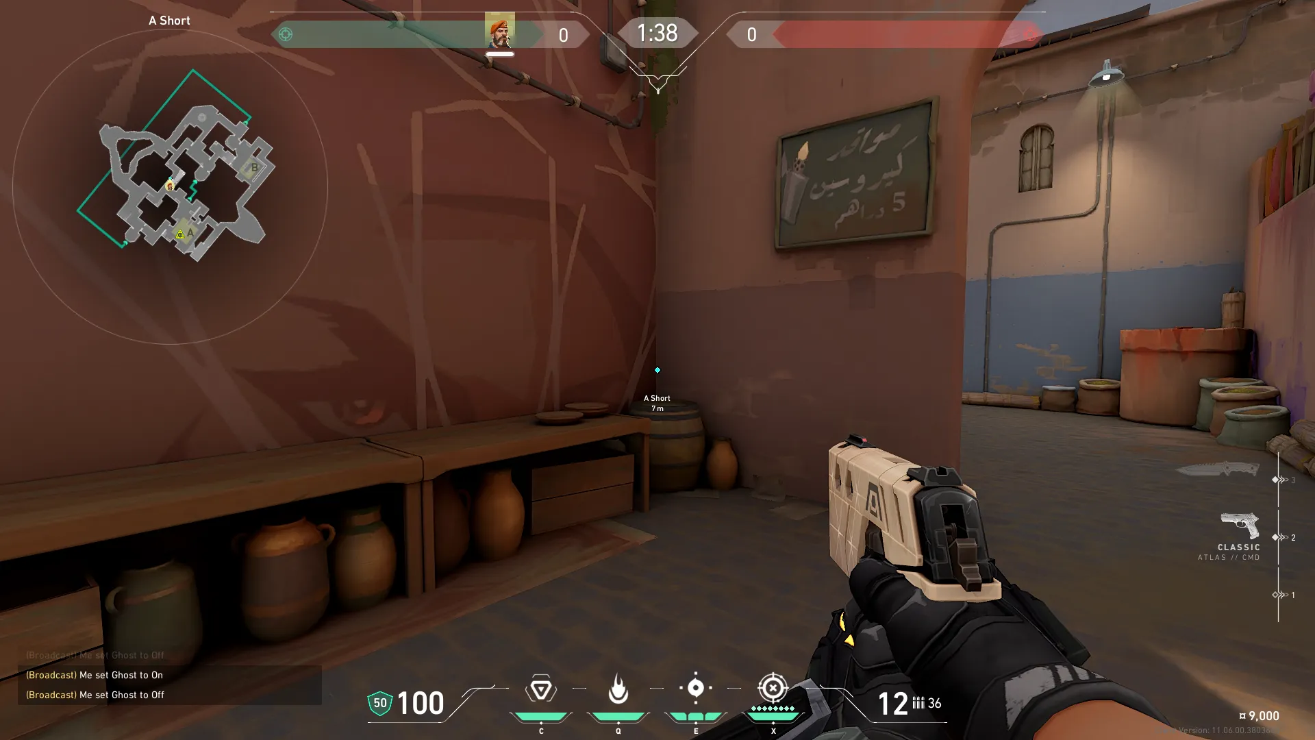 Brimstone Incendiary on Bind Attack Site A — step 1 of 3: Position — where to stand