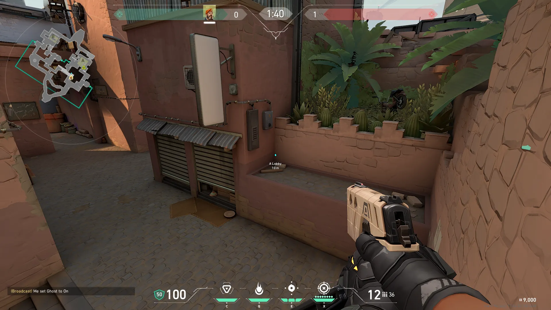 Brimstone Incendiary on Bind Attack Site A — step 1 of 3: Position — where to stand