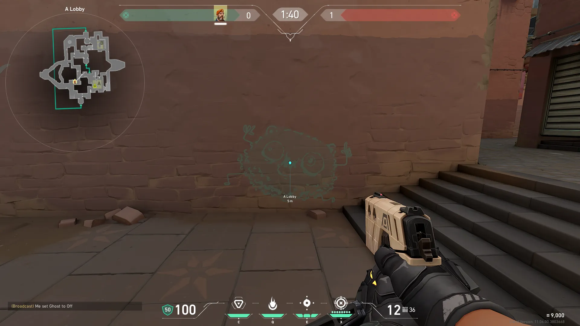 Brimstone Incendiary on Bind Attack Site A — step 1 of 3: Position — where to stand