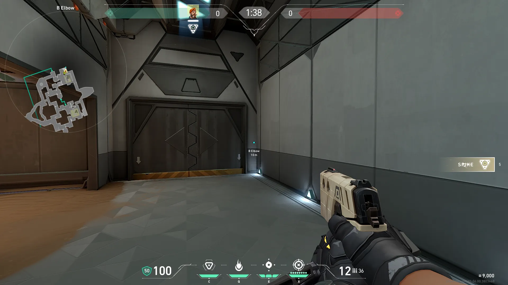 Brimstone Incendiary on Bind Attack Site B — step 1 of 3: Position — where to stand