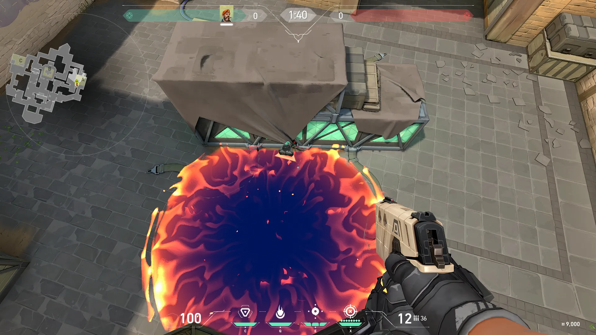 Brimstone Incendiary on Haven Attack Site A — step 3 of 3: Result