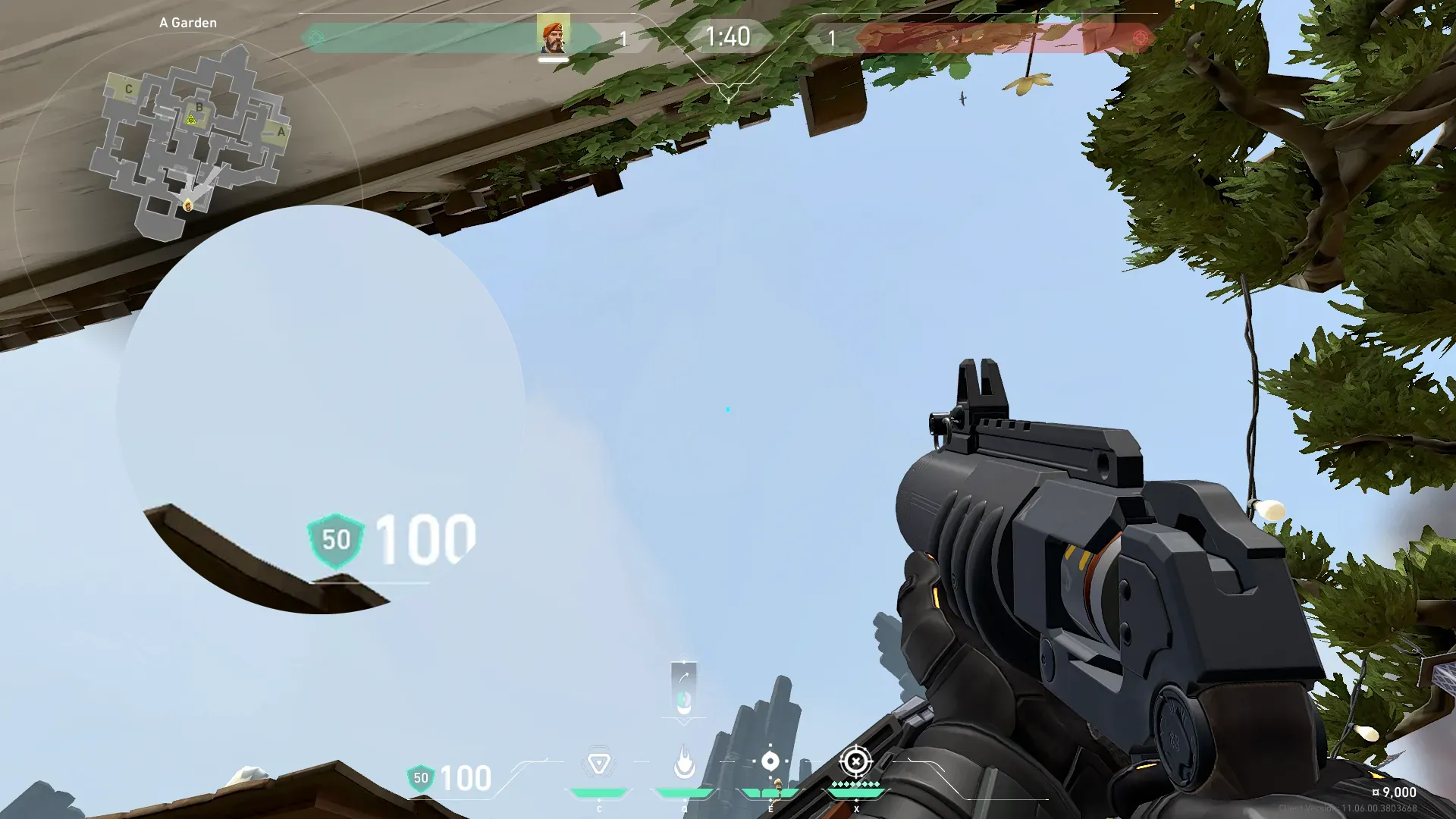 Brimstone Incendiary on Haven Attack Site B — step 2 of 3: Aim — line up the shot