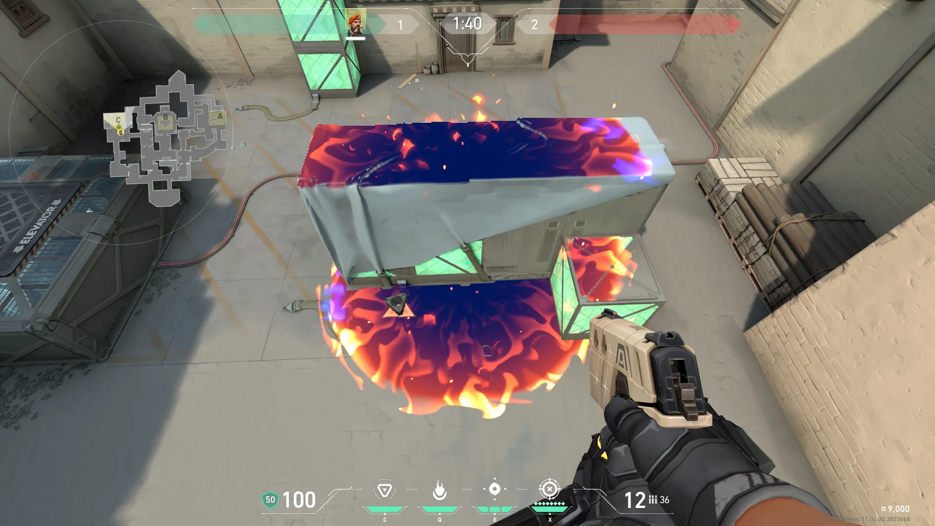 Brimstone Incendiary on Haven Attack Site C — step 3 of 3: Result