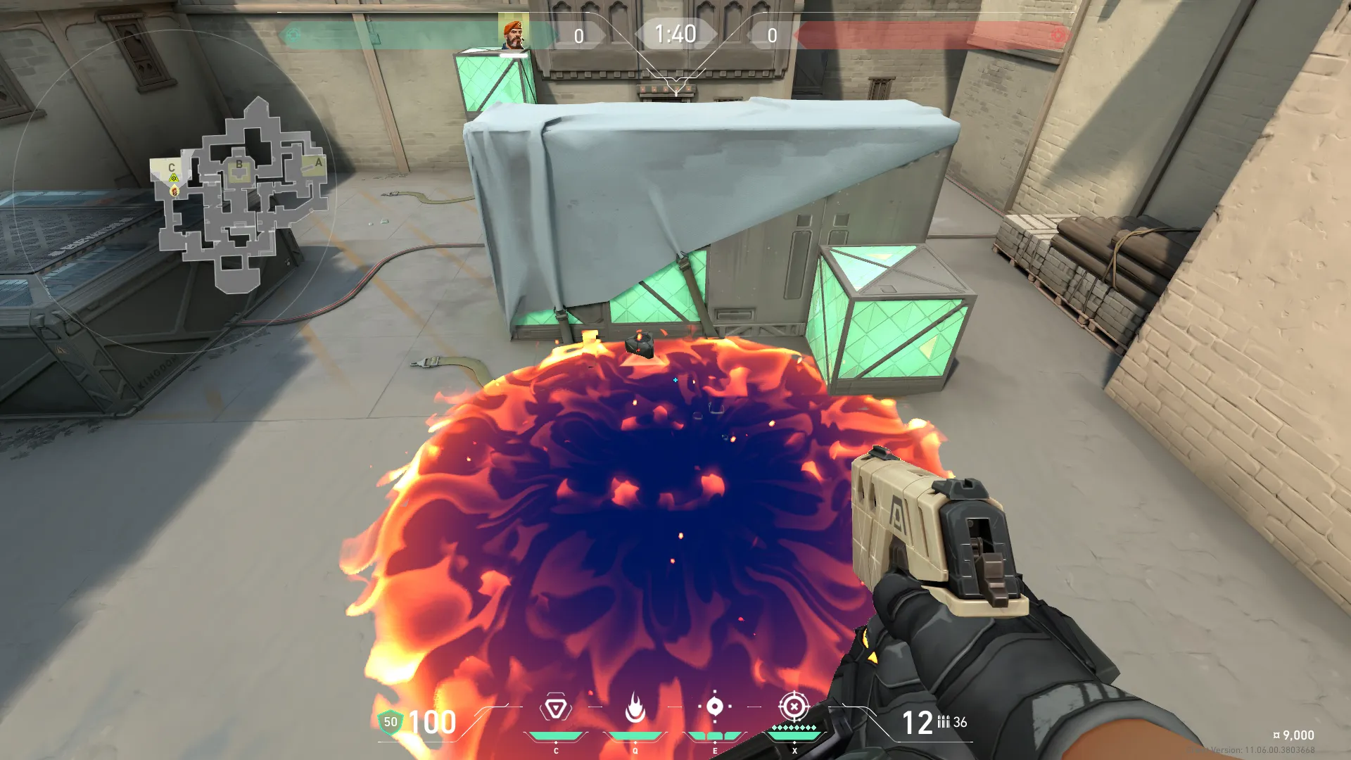 Brimstone Incendiary on Haven Attack Site C — step 3 of 3: Result