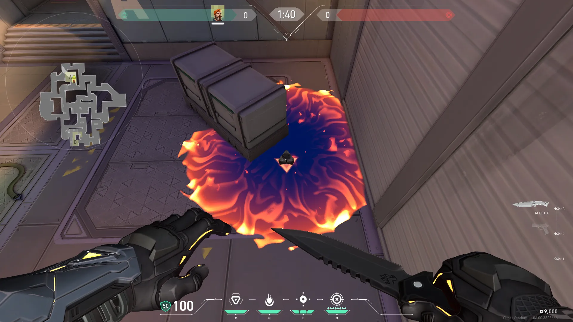 Brimstone Incendiary on Sunset Attack Site A — step 3 of 3: Result