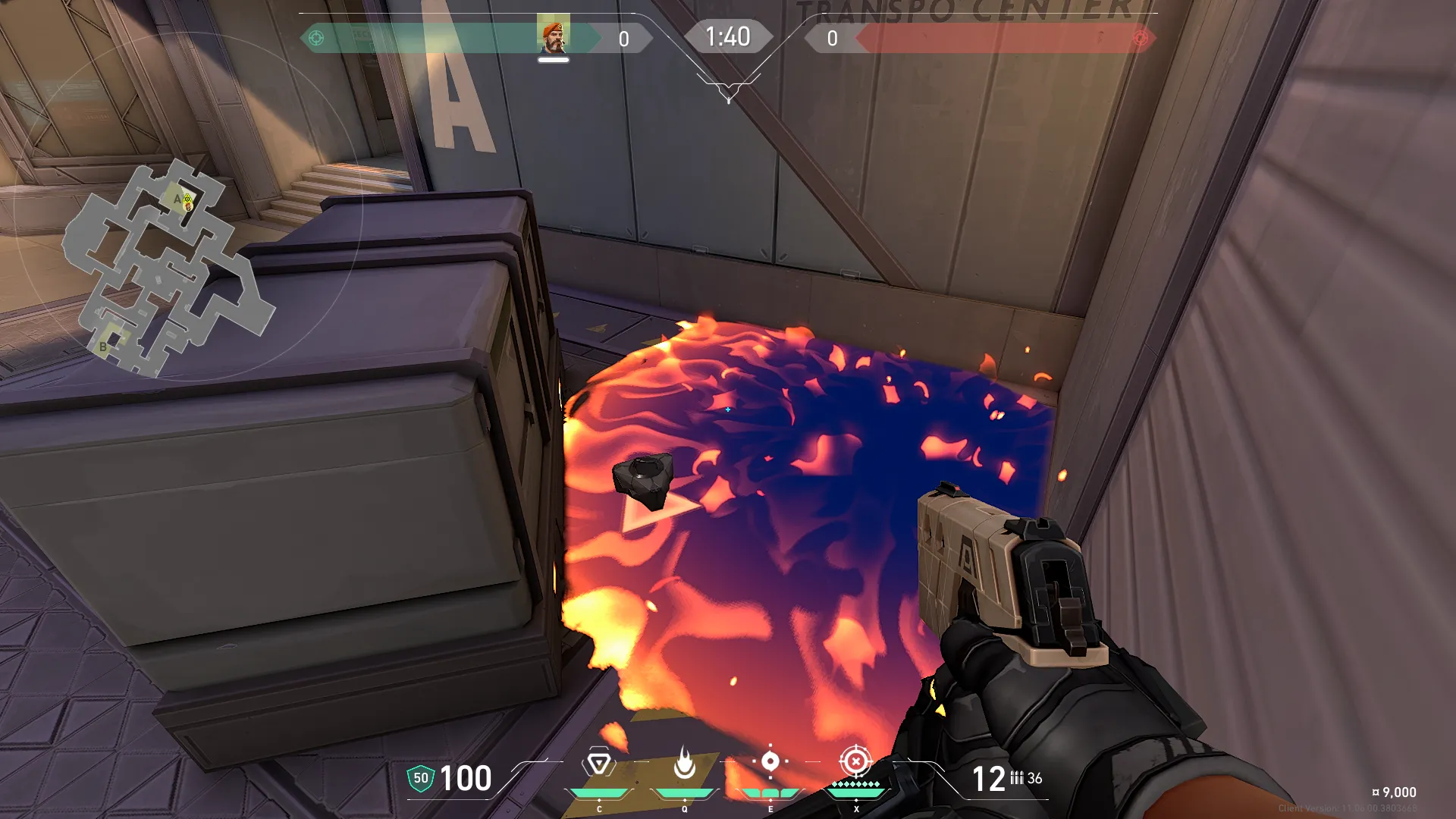 Brimstone Incendiary on Sunset Attack Site A — step 3 of 3: Result