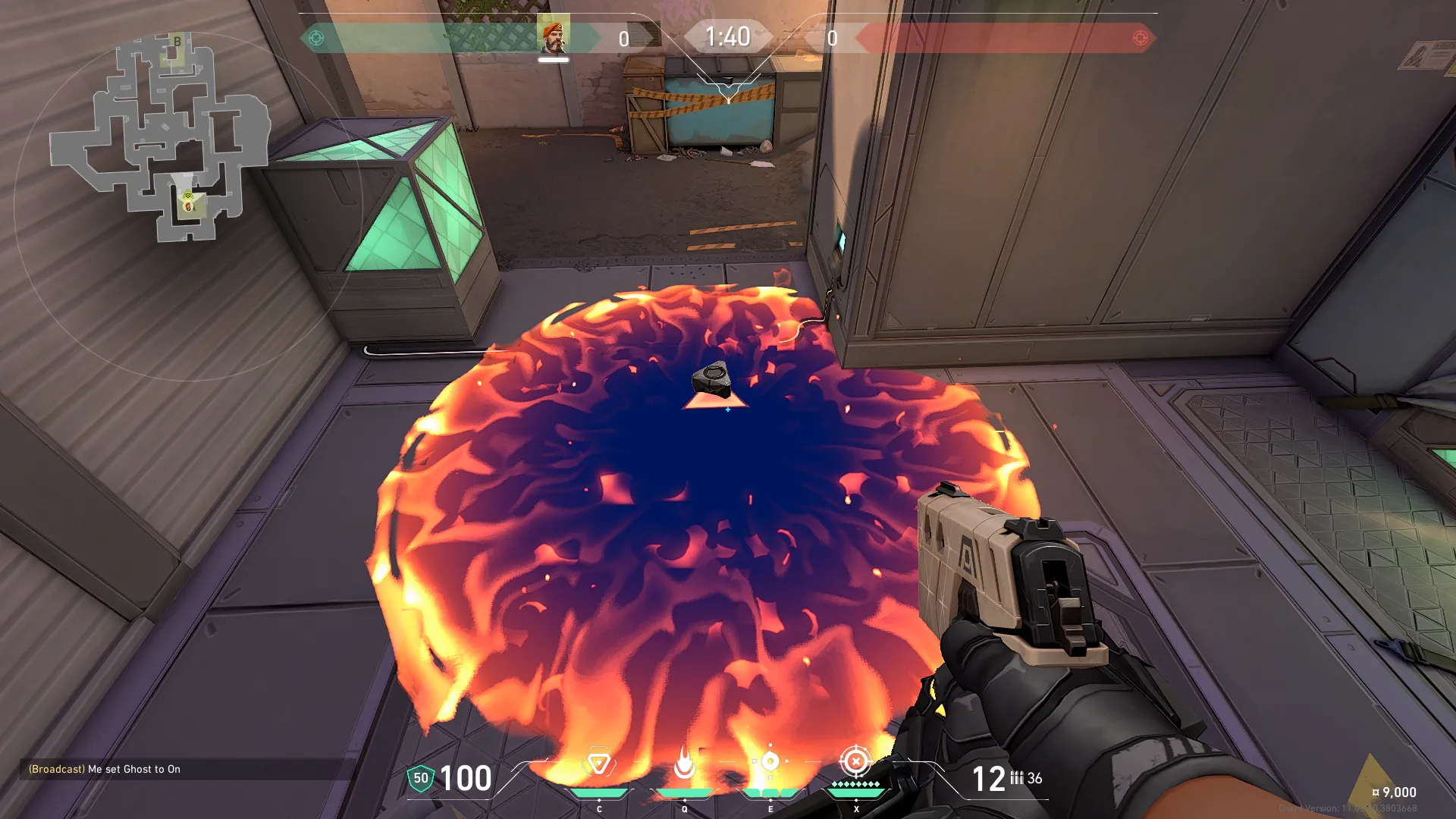 Brimstone Incendiary on Sunset Attack Site A — step 3 of 3: Result