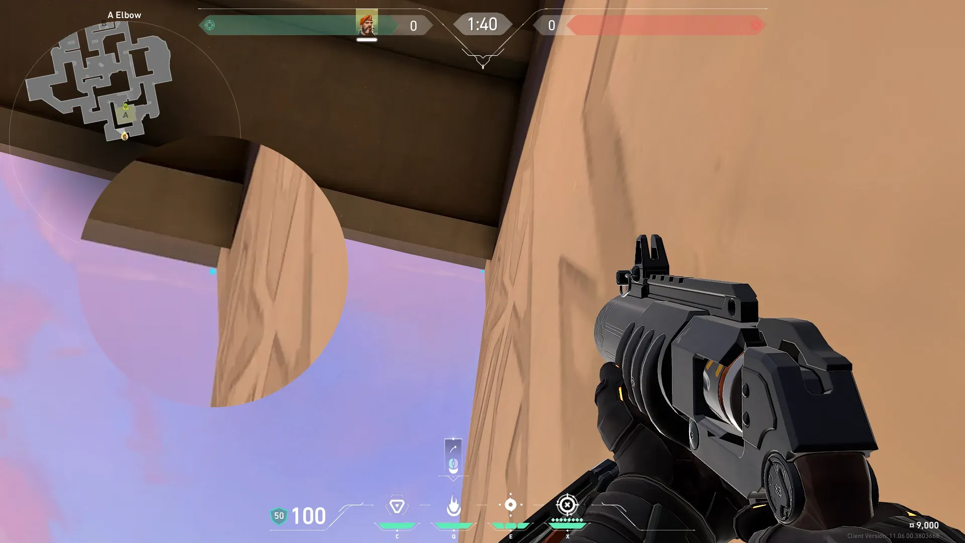 Brimstone Incendiary on Sunset Attack Site A — step 2 of 3: Aim — line up the shot