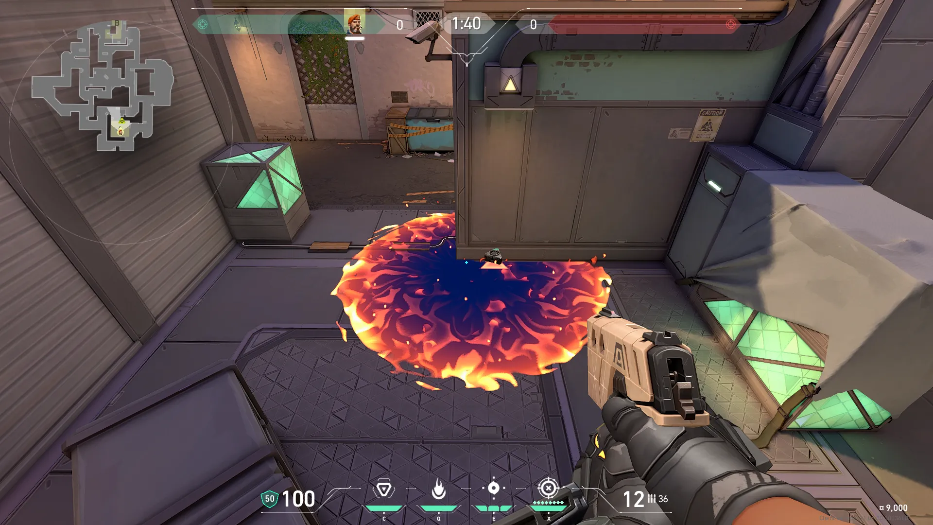 Brimstone Incendiary on Sunset Attack Site A — step 3 of 3: Result