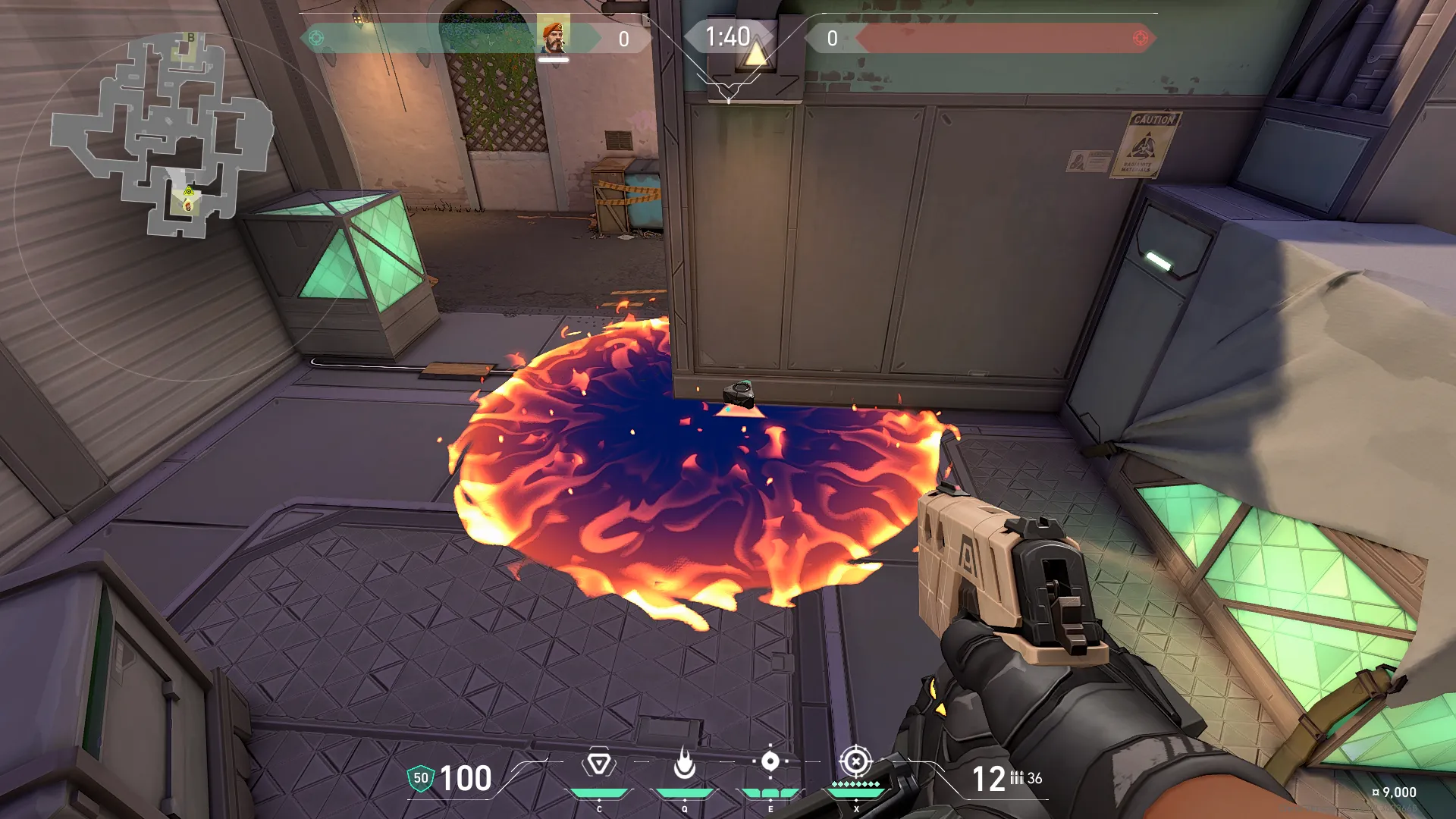 Brimstone Incendiary on Sunset Attack Site A — step 3 of 3: Result