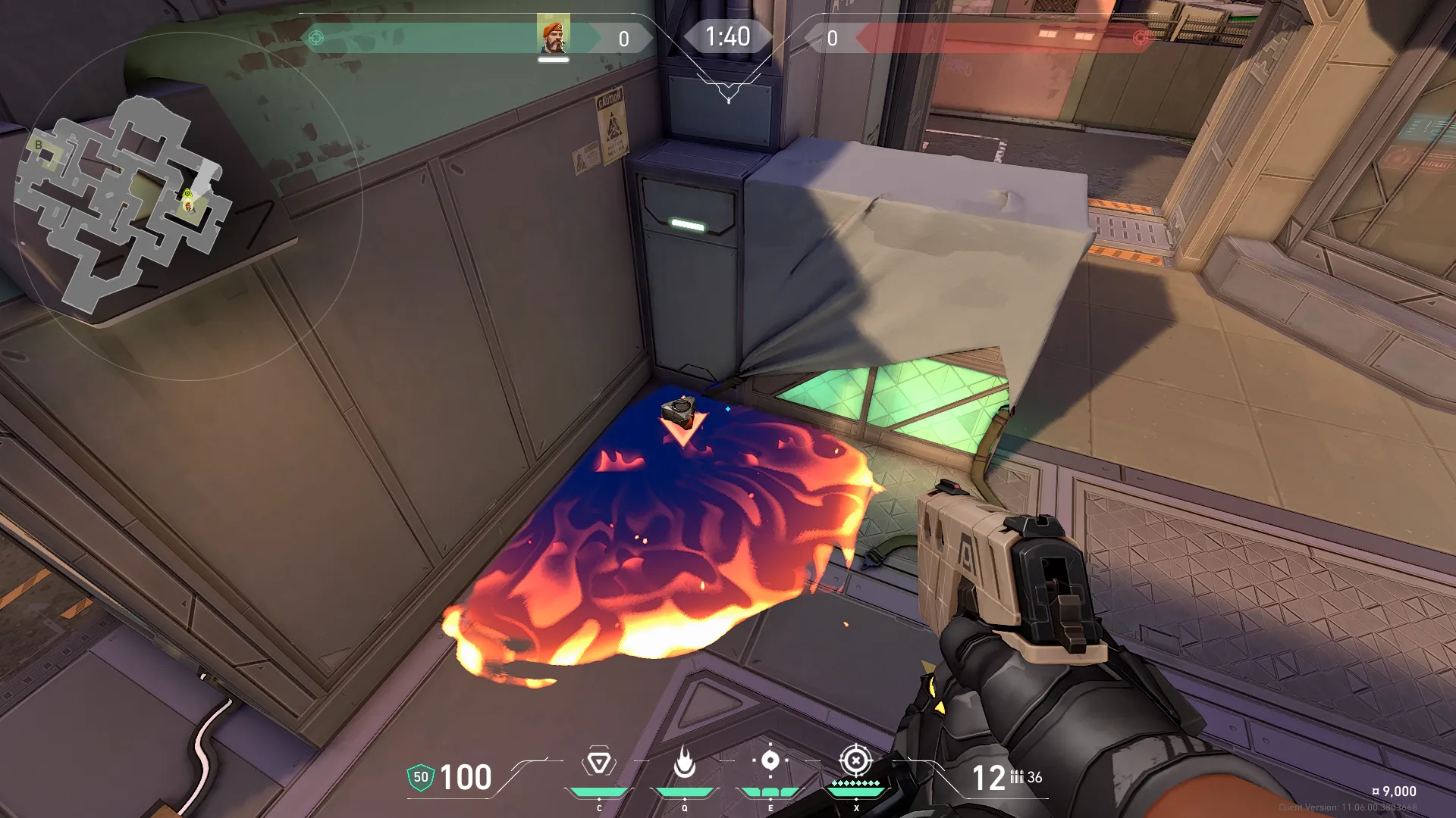 Brimstone Incendiary on Sunset Attack Site A — step 3 of 3: Result