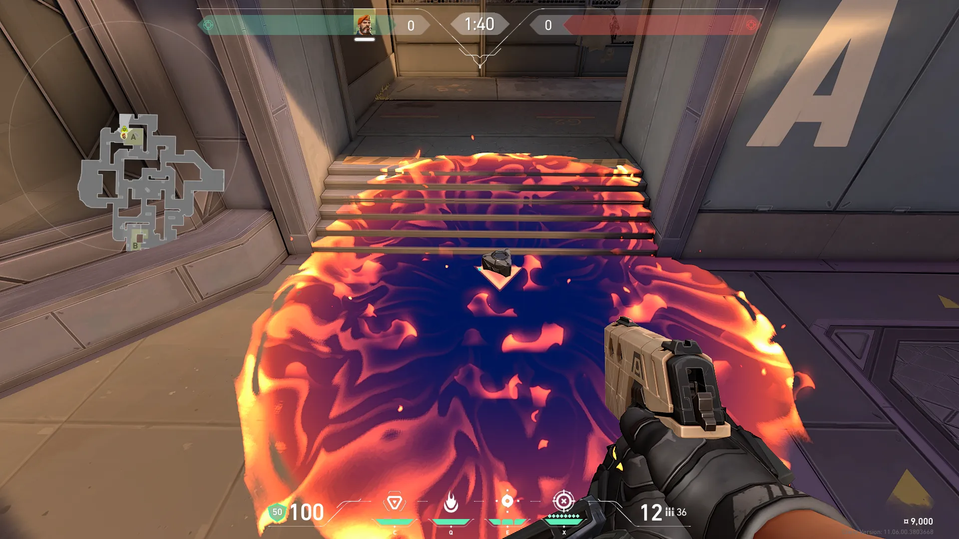 Brimstone Incendiary on Sunset Attack Site A — step 3 of 3: Result