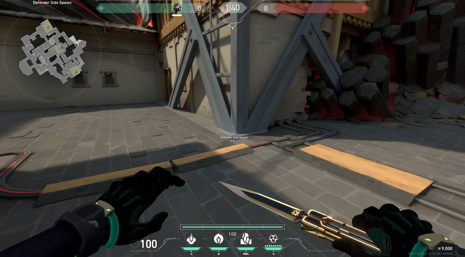 Viper Poison Cloud on Haven Defense Site A — step 1 of 5: Position — where to stand