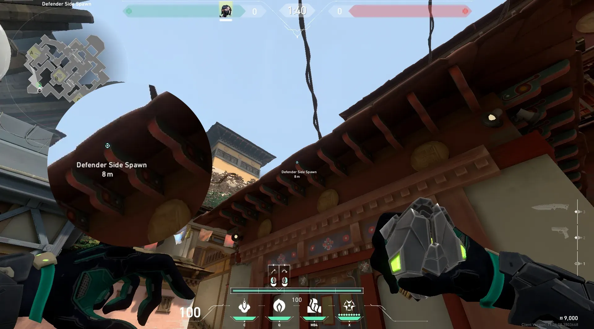 Viper Poison Cloud on Haven Defense Site A — step 3 of 5: Aim — line up the shot