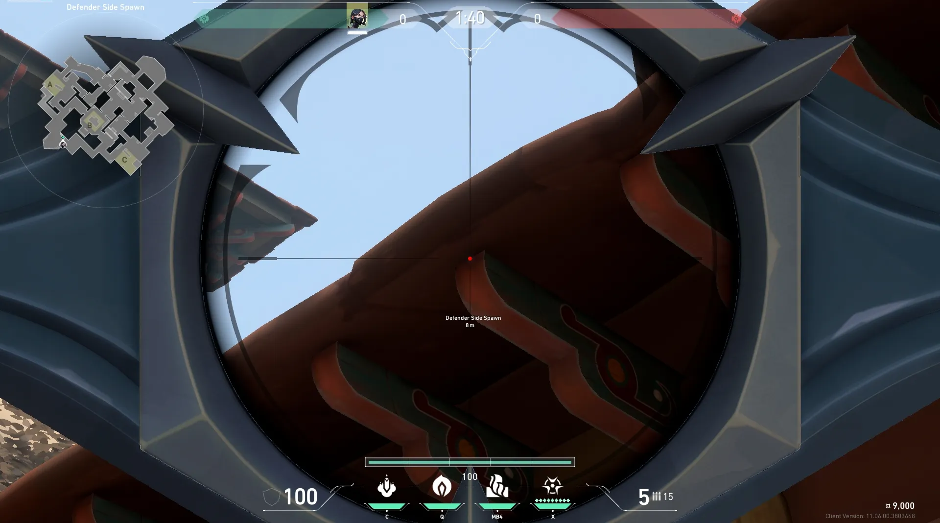 Viper Poison Cloud on Haven Defense Site A — step 4 of 5: Aim — line up the shot