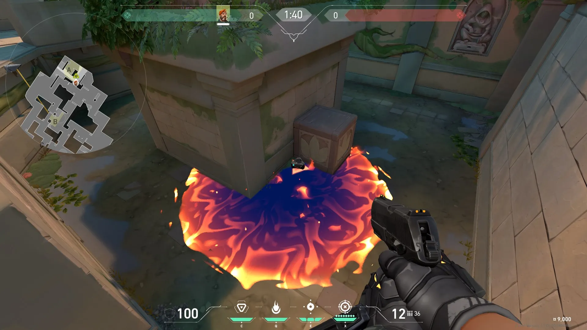Brimstone Incendiary on Lotus Attack Site A — step 3 of 3: Result