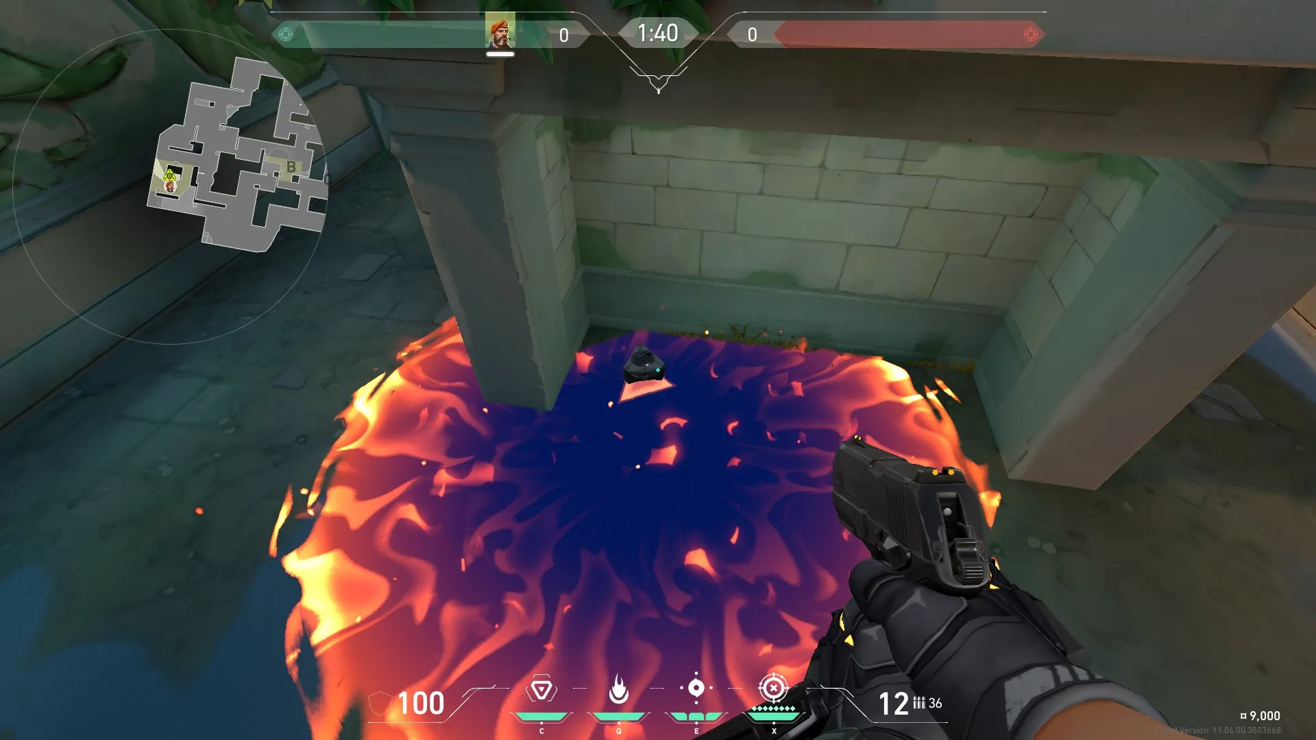 Brimstone Incendiary on Lotus Attack Site A — step 3 of 3: Result