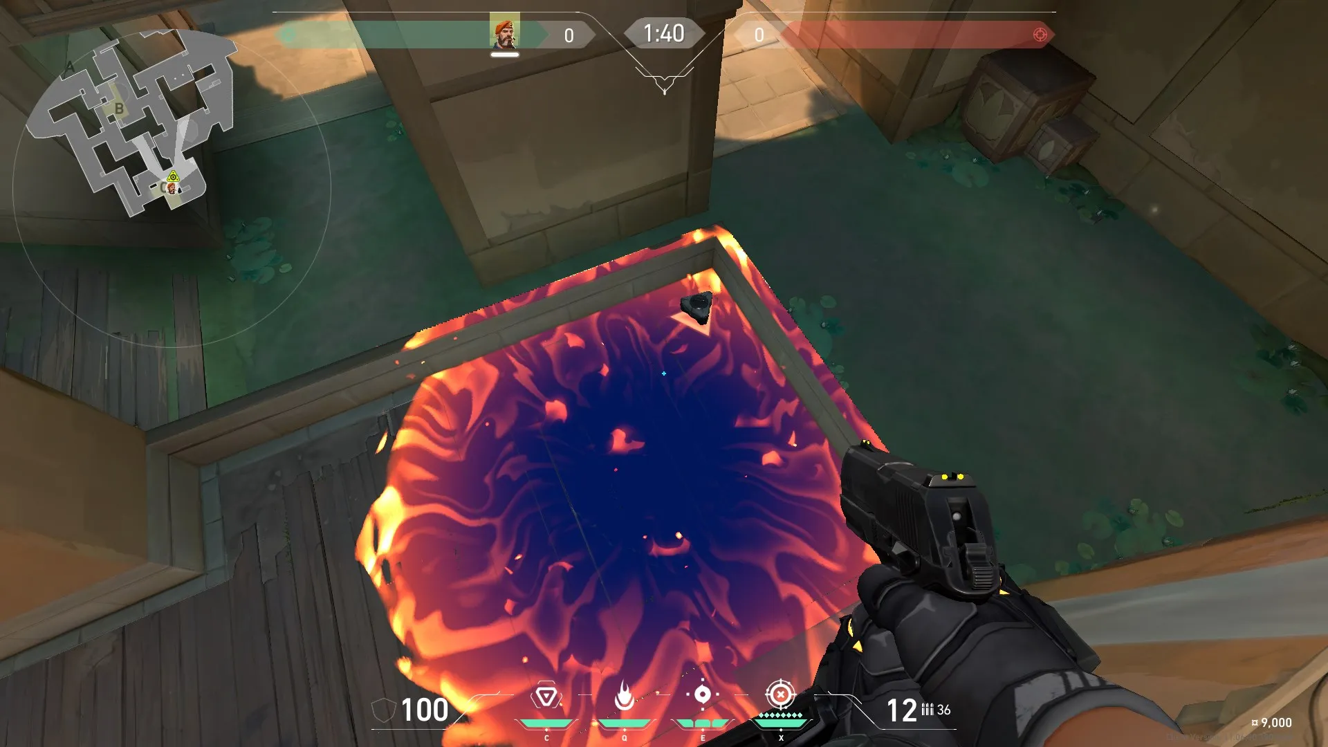 Brimstone Incendiary on Lotus Attack Site C — step 3 of 3: Result