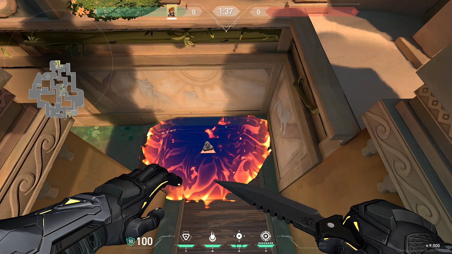 Brimstone Incendiary on Lotus Attack Site C — step 3 of 3: Result