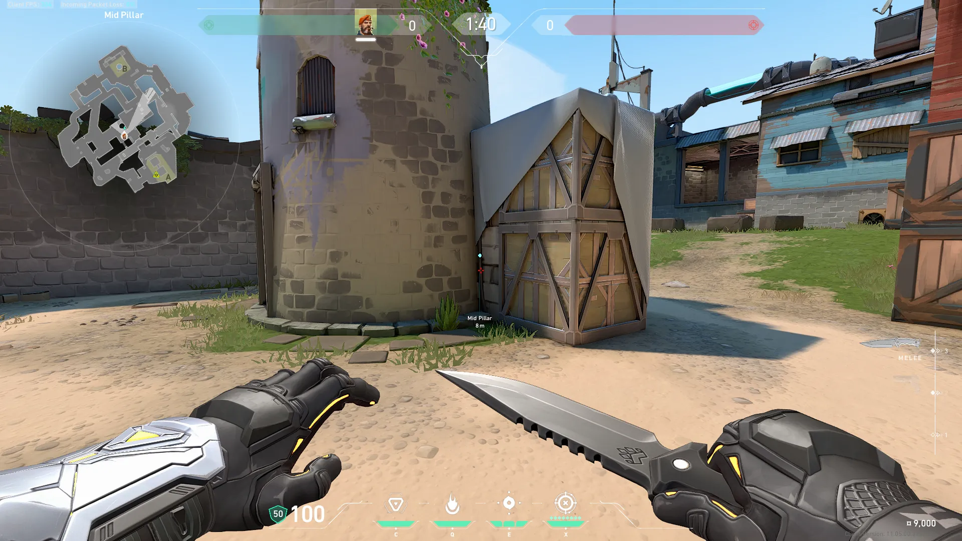 Brimstone Incendiary on Breeze Attack Site A — step 1 of 3: Position — where to stand