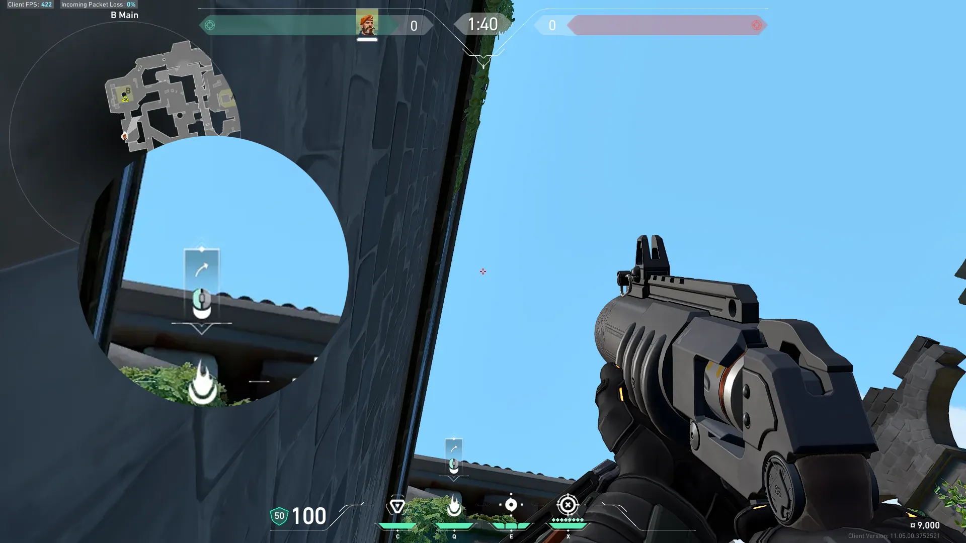 Brimstone Incendiary on Breeze Attack Site B — step 2 of 3: Aim — line up the shot