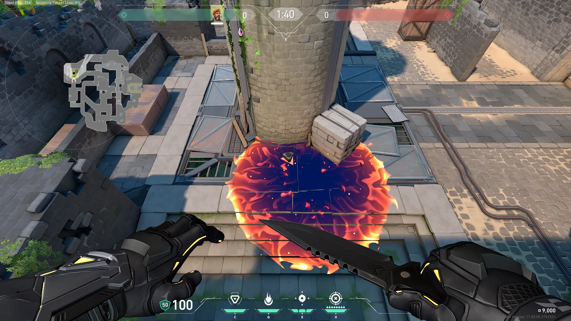 Brimstone Incendiary on Breeze Attack Site B — step 3 of 3: Result