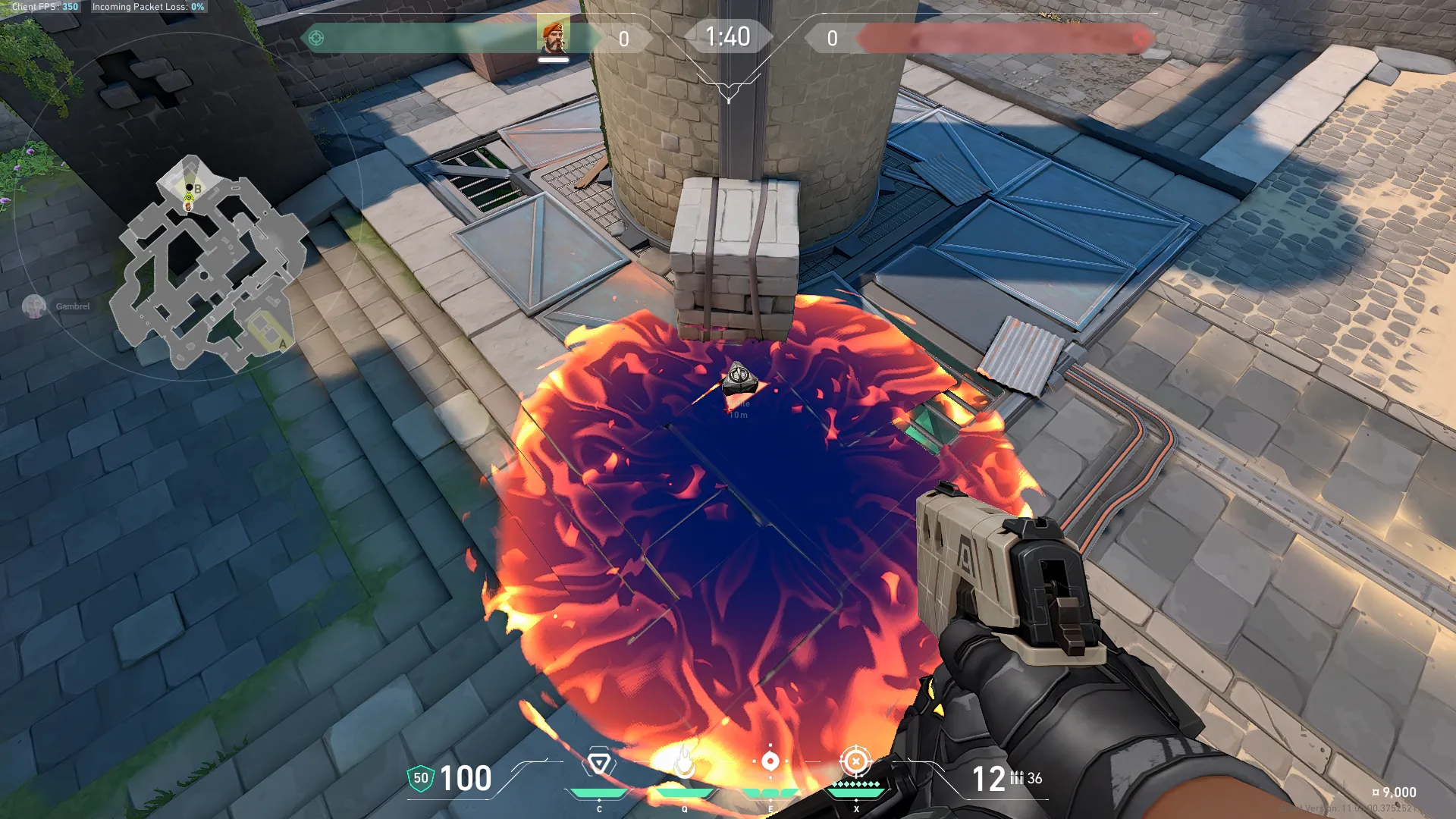Brimstone Incendiary on Breeze Attack Site B — step 3 of 3: Result