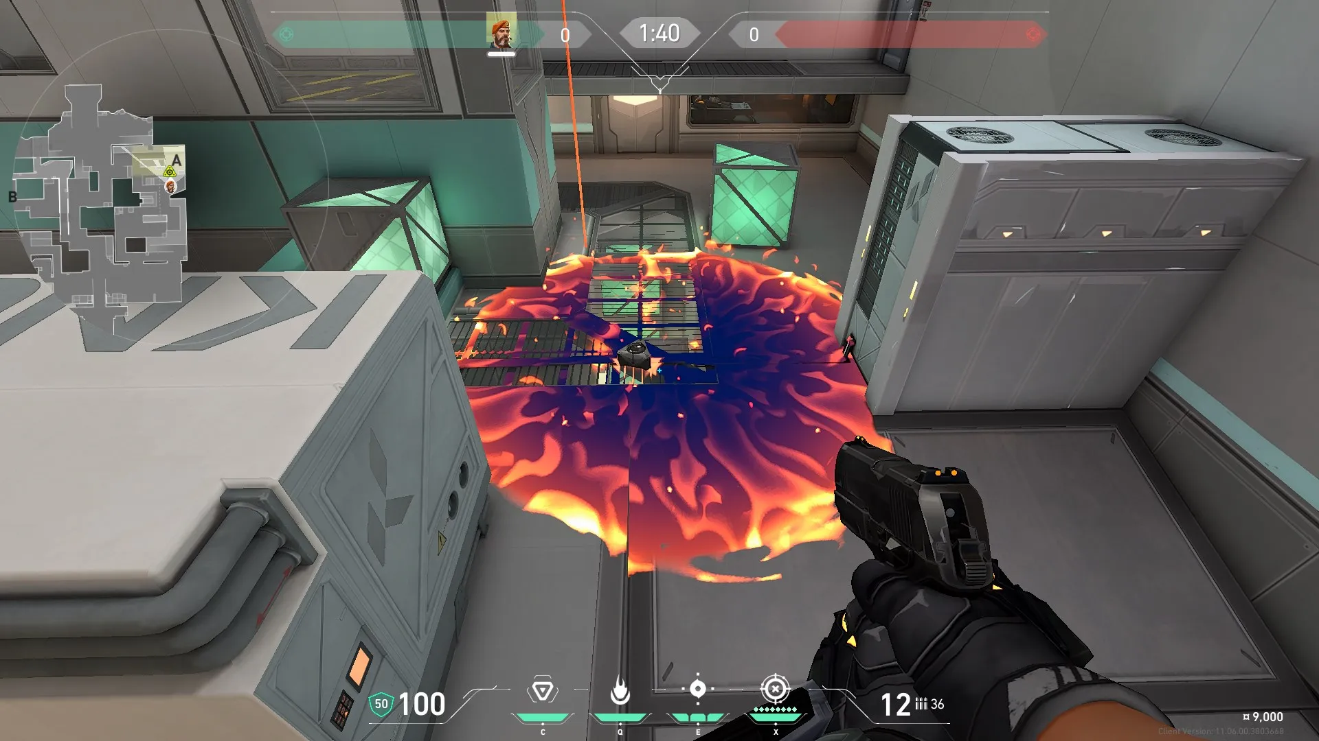 Brimstone Incendiary on Icebox Attack Site A — step 3 of 3: Result